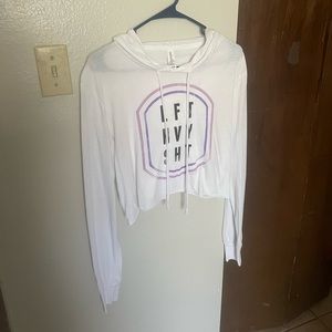 LFT lightweight crop hoodie